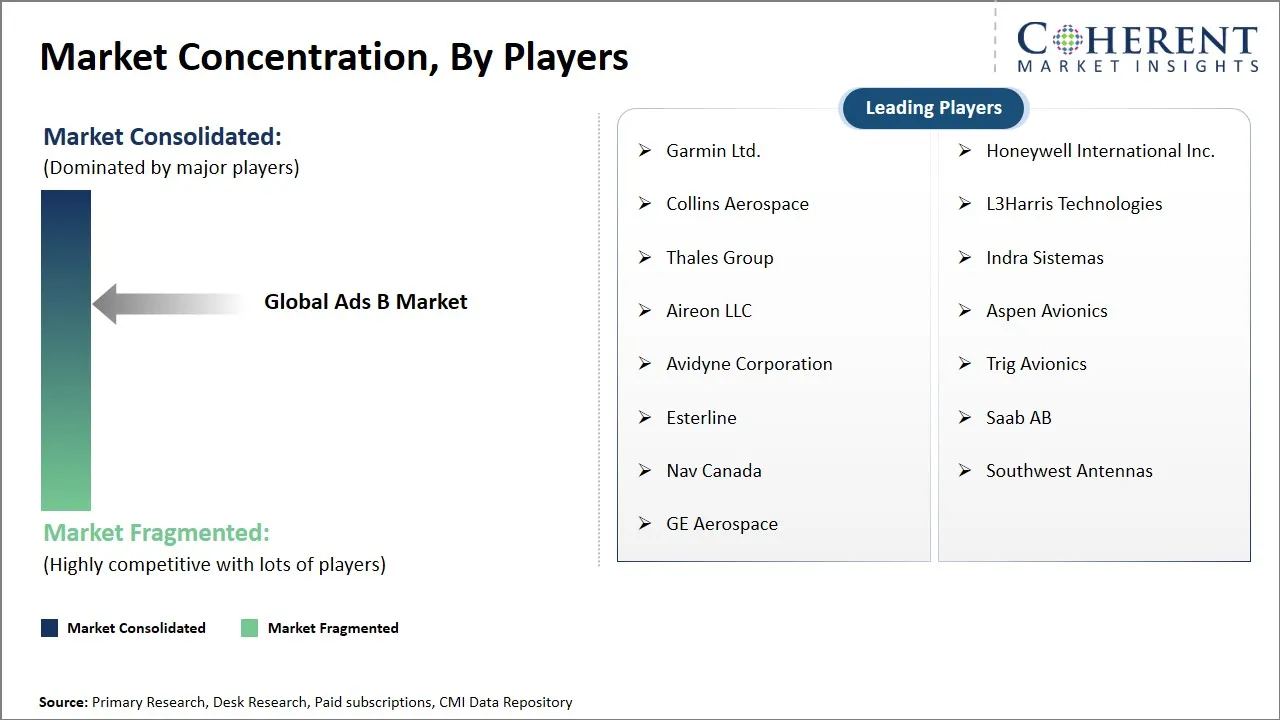 Ads B Market Concentration By Players