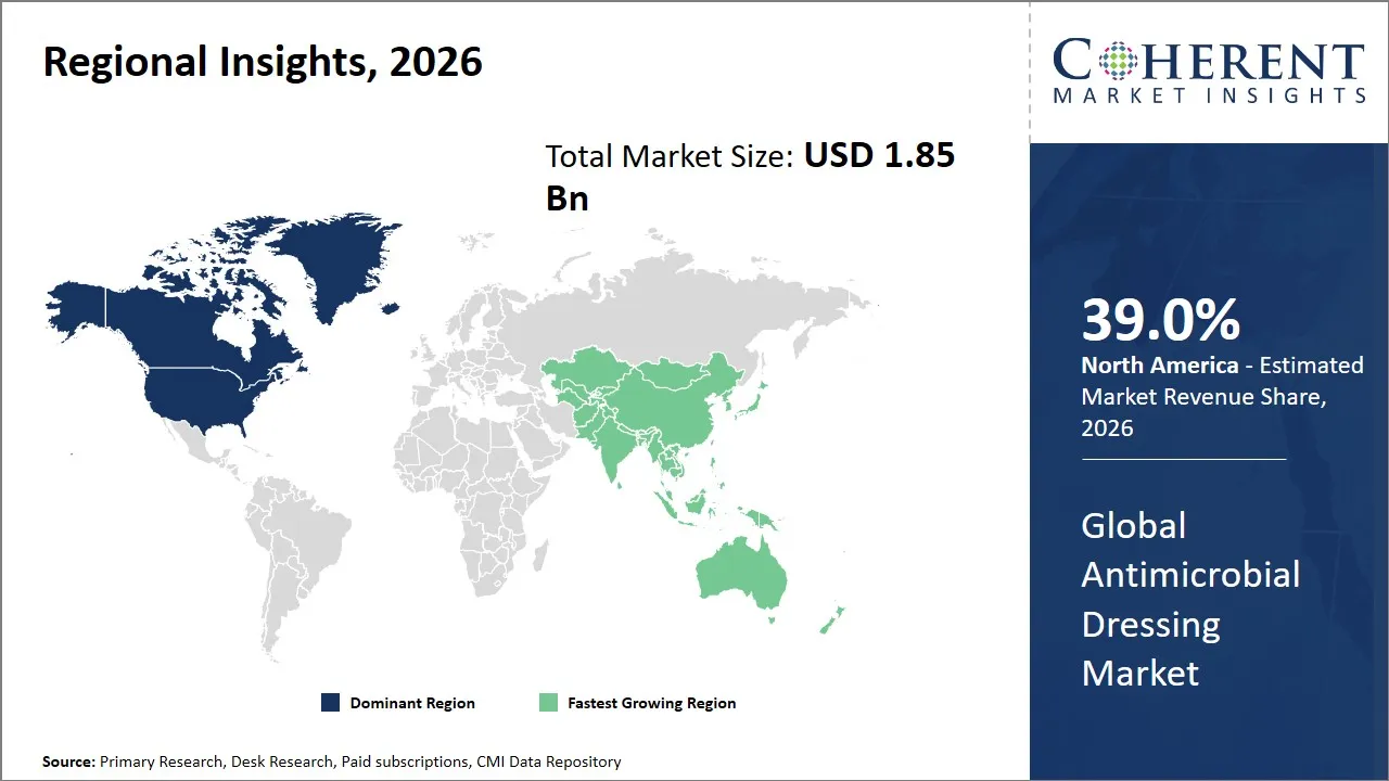 Antimicrobial Dressing Market By Regional Insights