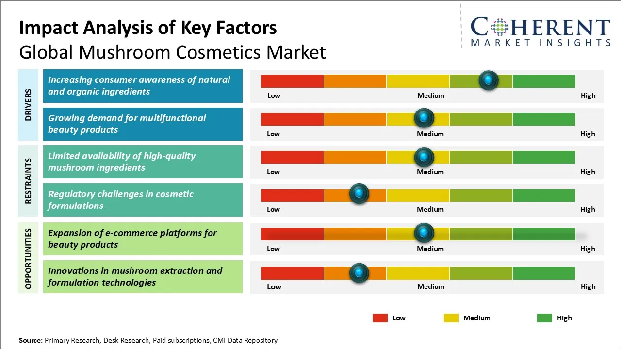 Mushroom Cosmetics Market Key Factors